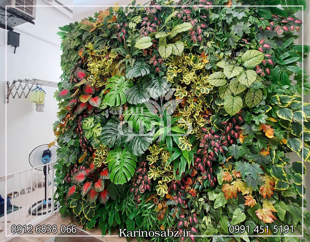 گرین وال مصنوعی ، اجرای گرین وال ، اجرای دیوار سبز مصنوعی