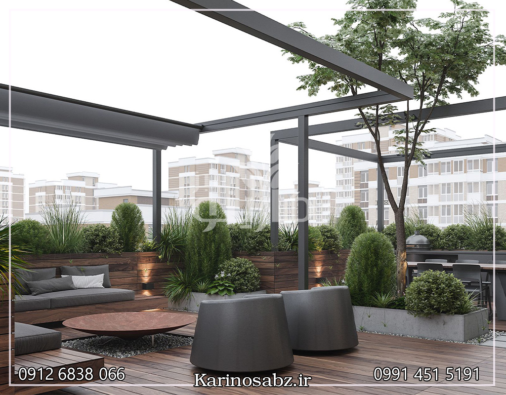 هزینه اجرای روف گاردن