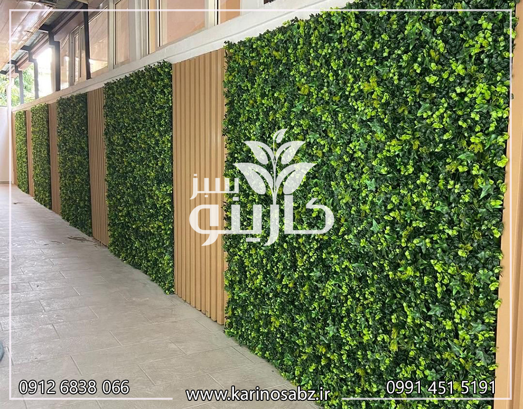 گرین وال مصنوعی ، اجرای دیوار سبز مصنوعی ، اجرای دیوار سبز پنلی