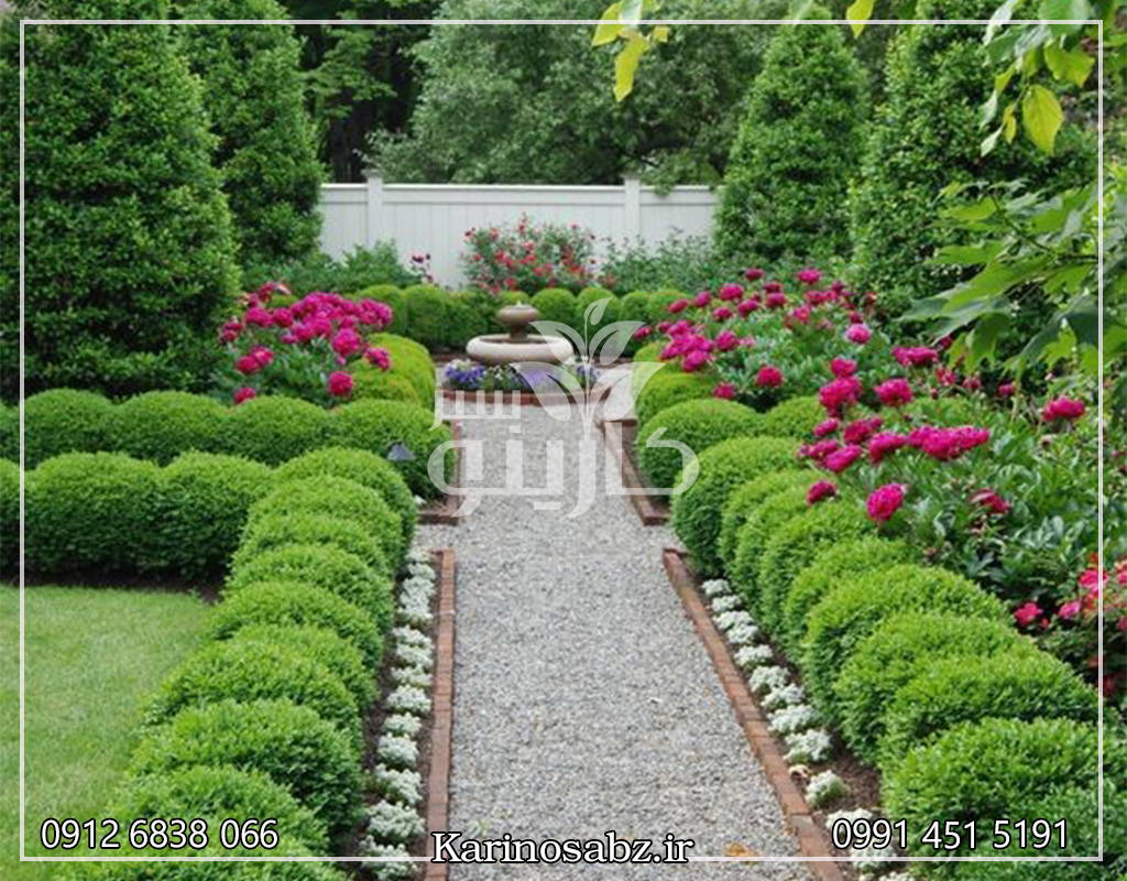 طراحی محوطه سازی باغ