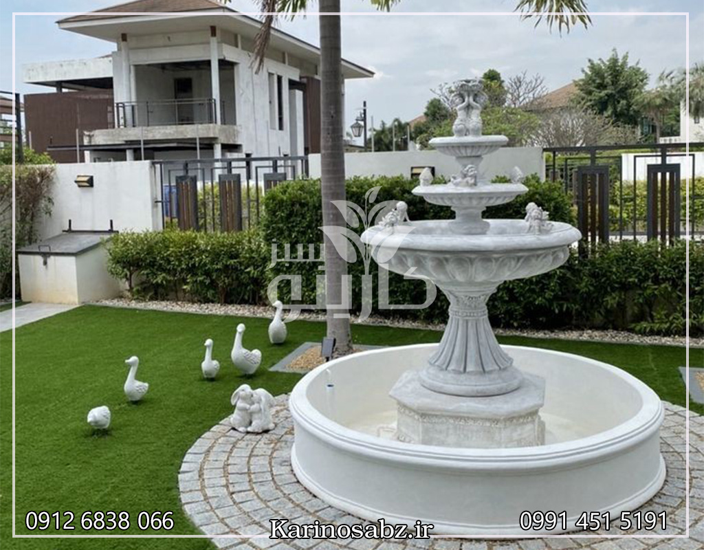 اجرای آبنمای سنگی