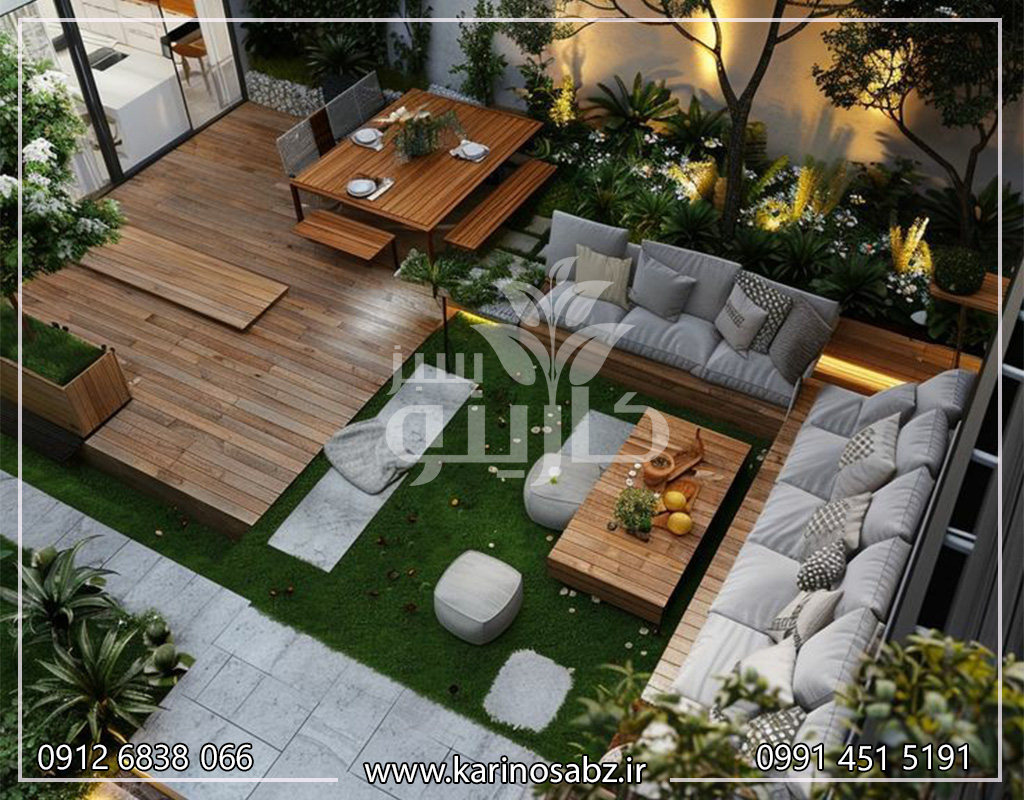 اجرای روف گاردن در شمال