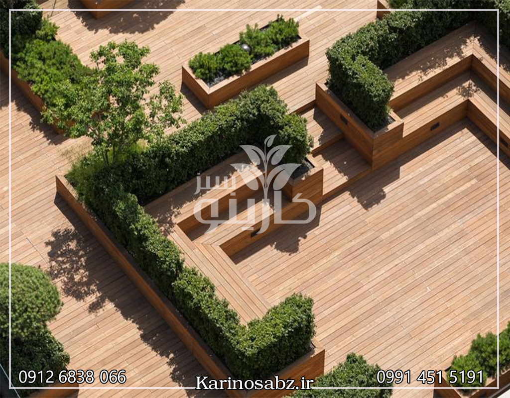 اجرای روف گاردن