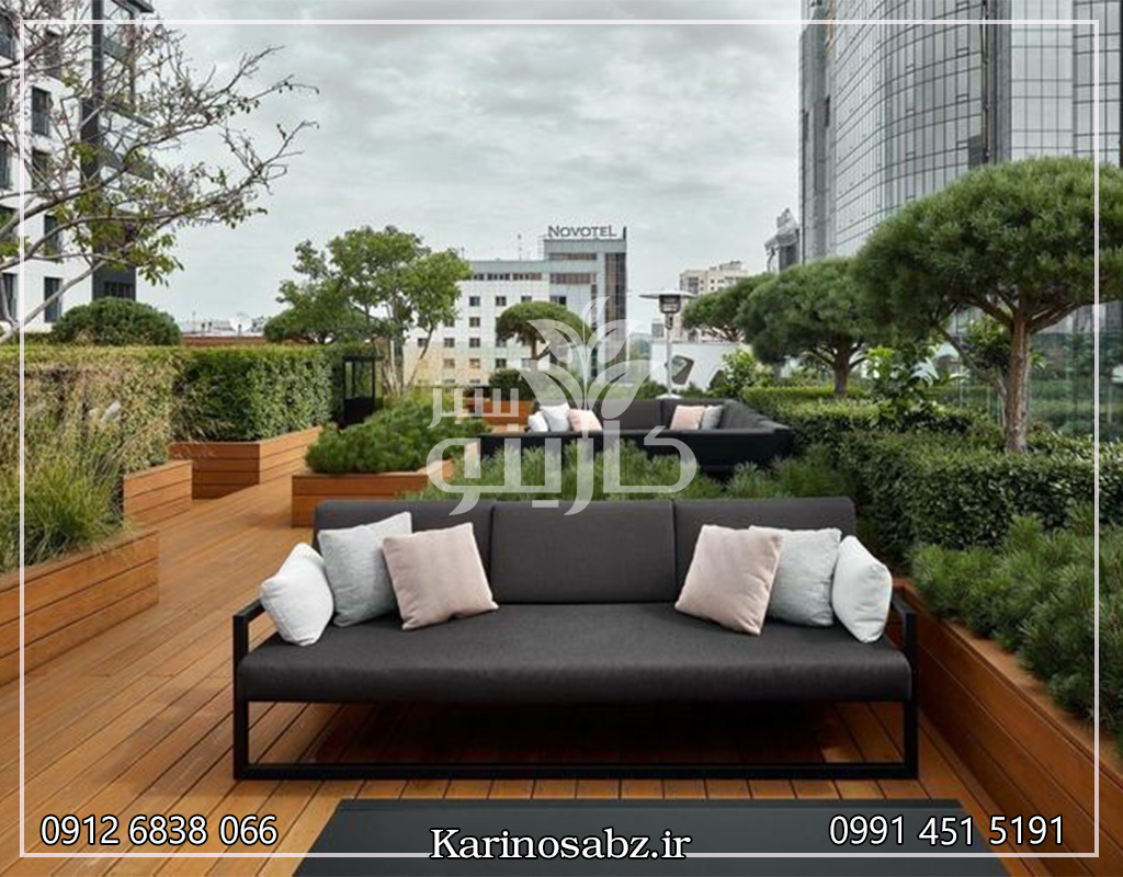 نقشه اجرایی روف گاردن