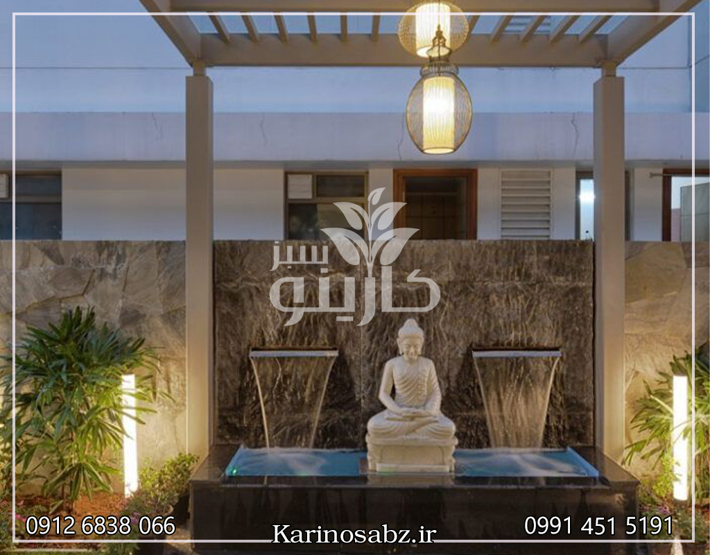 آبنما در روف گاردن