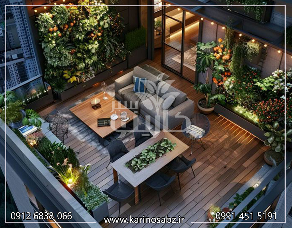 اجرای روف گاردن در یزد